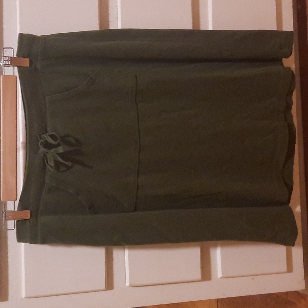 Hanes olive green skirt